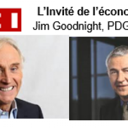Jim Goodnight, PDG de SAS, invité de LCI dans l'émission L'Invité de l'économie